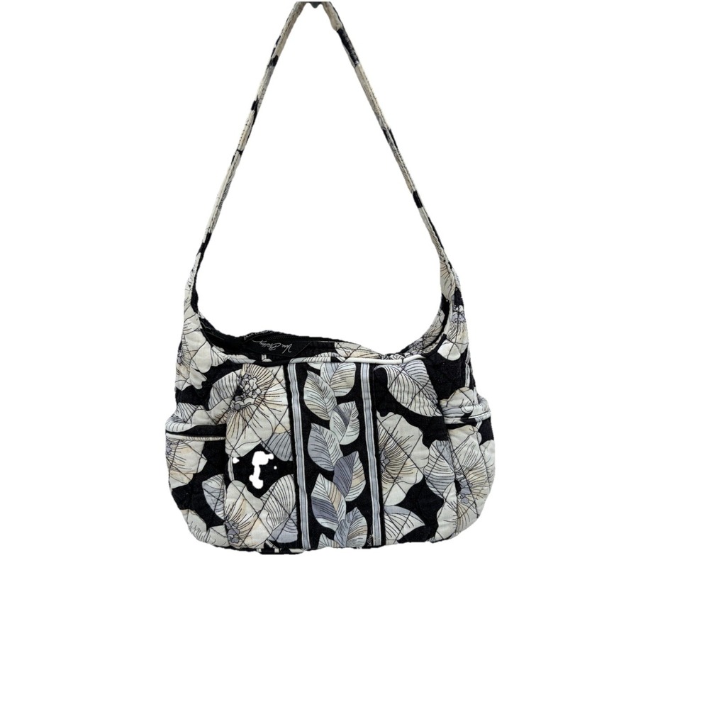 Y2K Granny Core! Vera Bradley Black & White Floral Shoulder Bag